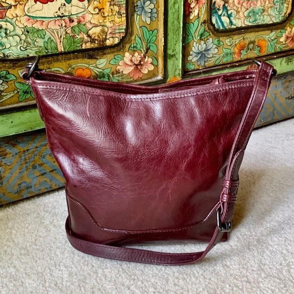 Handbags - Merlot Frye Melissa Small Hobo/Crossbody